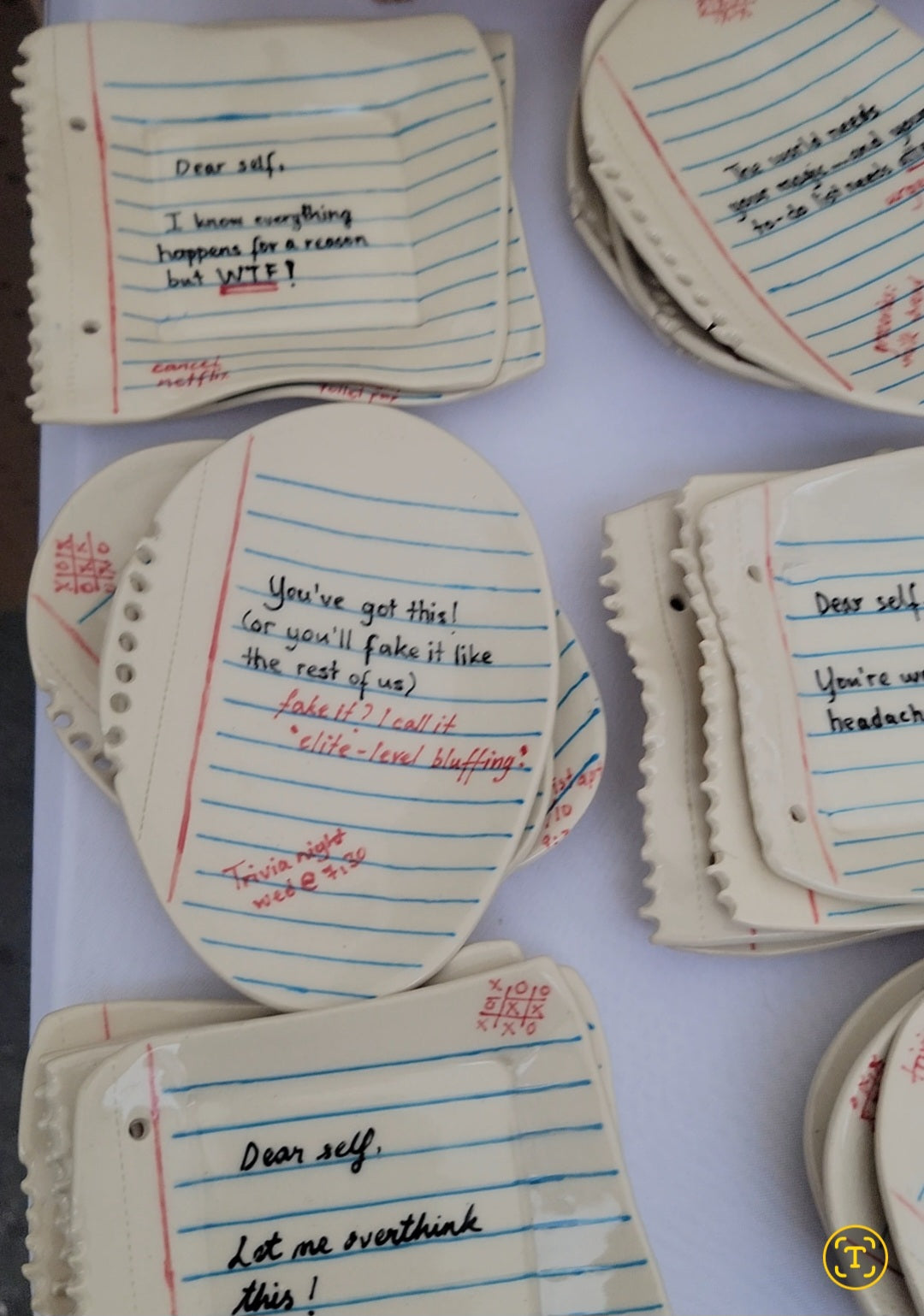 Custom Notepaper Dish – Personalized Message