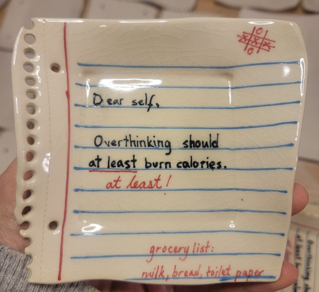 Custom Notepaper Dish – Personalized Message