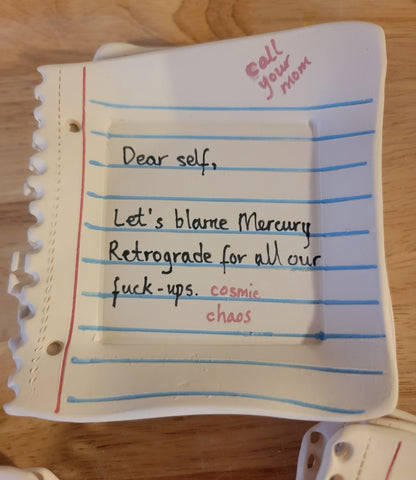 Custom Notepaper Dish – Personalized Message