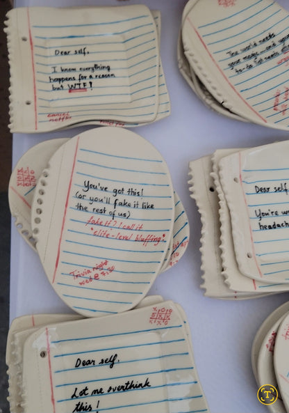 Custom Notepaper Dish – Personalized Message