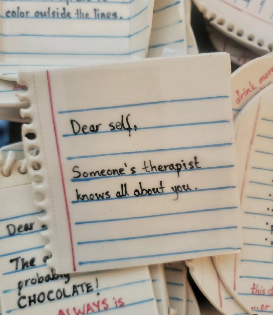 Custom Coaster – Personalized Ceramic Message